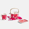 Marimekko Marimekko Unikko Theepot rood Marimekko Marimekko Unikko Theepot rood
