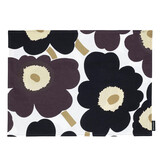 Marimekko Marimekko Pieni Unikko Placemat acrylcoating 31x42cm donkergrijs Marimekko Marimekko Pieni Unikko Placemat acrylcoating 31x42cm donkergrijs