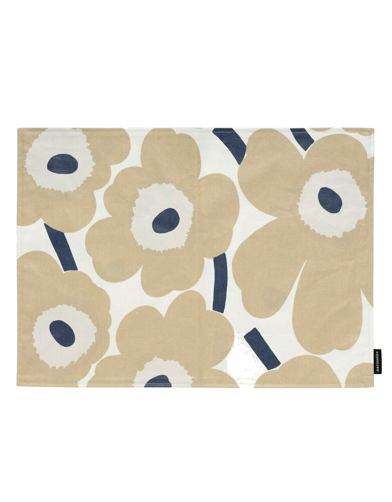 Marimekko Marimekko Pieni Unikko Placemat acrylcoating 31x42cm beige Marimekko Marimekko Pieni Unikko Placemat acrylcoating 31x42cm beige