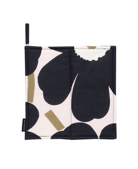 Marimekko Marimekko Pieni Unikko Pot holder dark grey beige