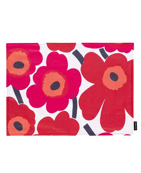Marimekko Marimekko Pieni Unikko Placemat acrylic coating 31x42cm red