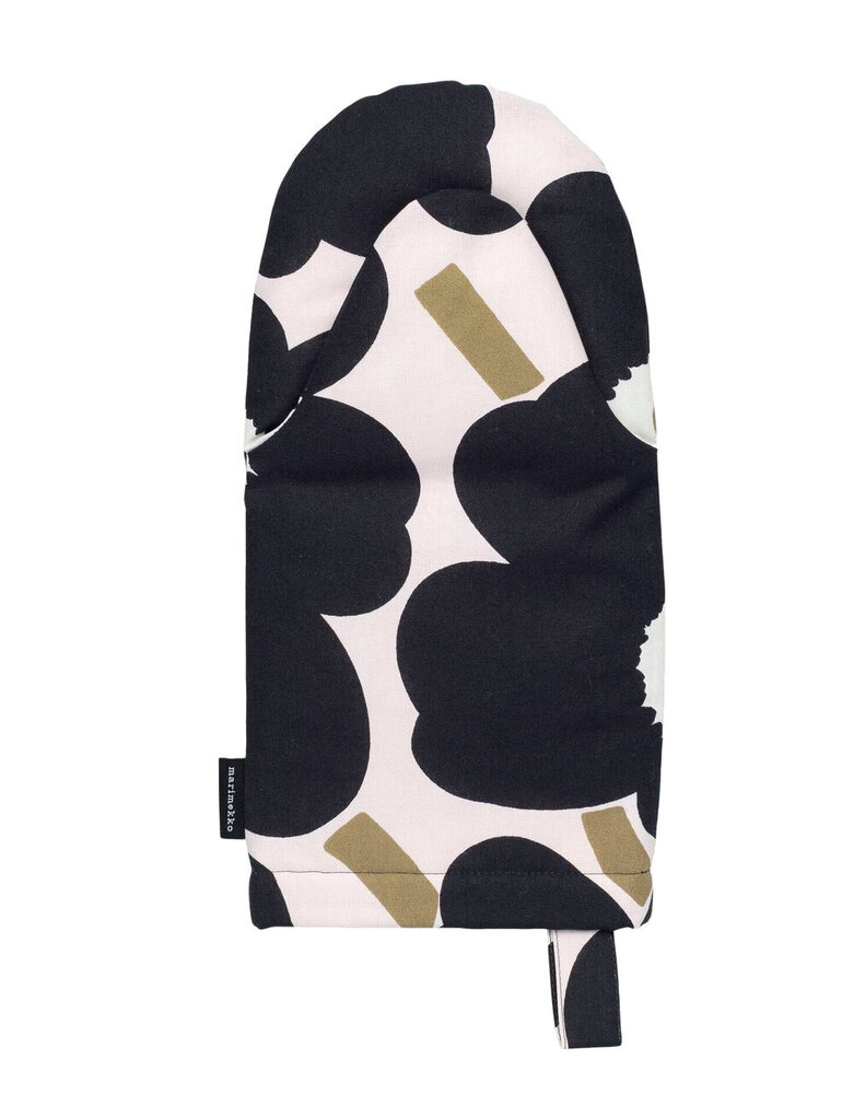 Marimekko Marimekko Pieni Unikko Oven handschoenen donkergrijs beige