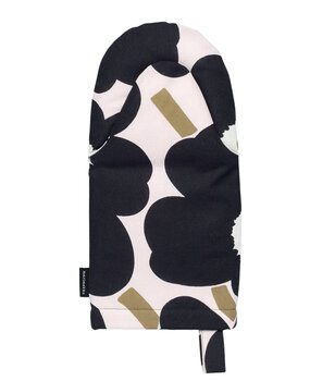 Marimekko Marimekko Pieni Unikko Oven handschoenen donkergrijs beige