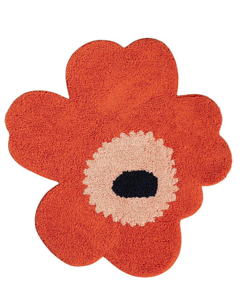 Marimekko Marimekko Unikko Bathmat 73x74cm orange-red