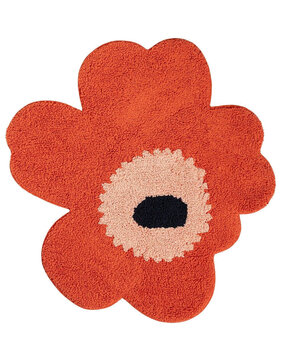 Marimekko Marimekko Unikko Bathmat 73x74cm orange-red