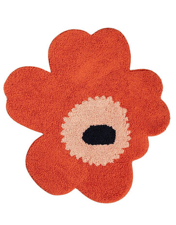 Marimekko Marimekko Unikko Bathmat 73x74cm orange-red