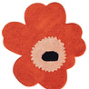 Marimekko Marimekko Unikko Badmat 73x74cm oranjerood