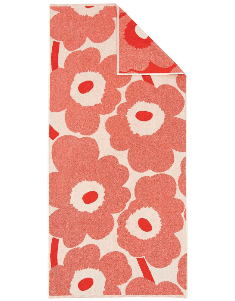 Marimekko Marimekko Unikko Bath Towel 70x150cm orange-red