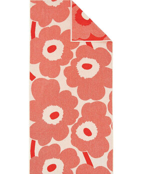 Marimekko Marimekko Unikko Bad Handdoek 70x150cm oranjerood