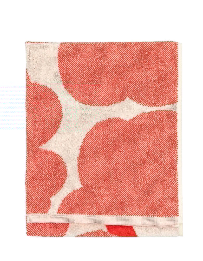 Marimekko Marimekko Unikko Handdoek 50x70cm oranjerood