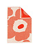 Marimekko Unikko Gasten Handdoek 32x50cm oranjerood