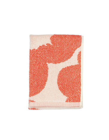 Marimekko Marimekko Unikko Gasten Handdoek 32x50cm oranjerood