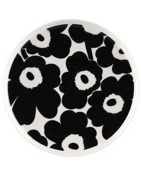 Marimekko Marimekko Siirtolapuutarha Bord 25cm zwart