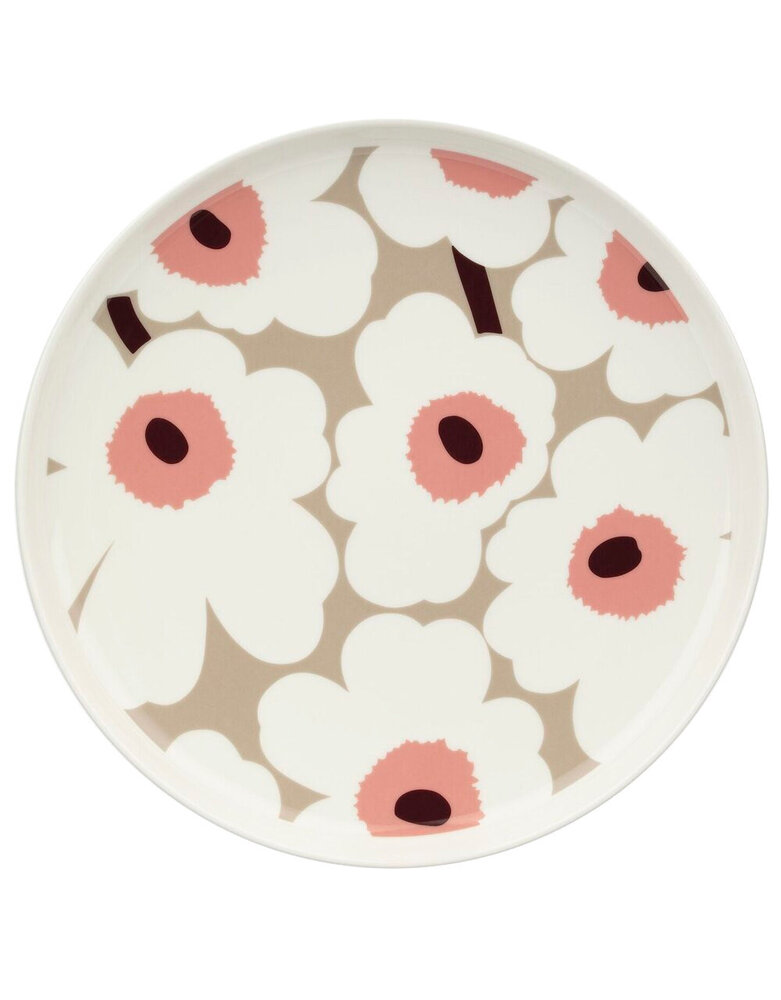 Marimekko Marimekko Unikko plate 25cm clay pink
