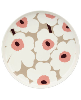 Marimekko Marimekko Unikko plate 25cm clay pink