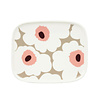Marimekko Marimekko Unikko bord 15x12cm klei roze