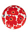 Marimekko Unikko Diep bord 20.5cm rood