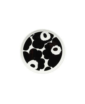 Marimekko Marimekko Unikko bordje 13.5cm zwart