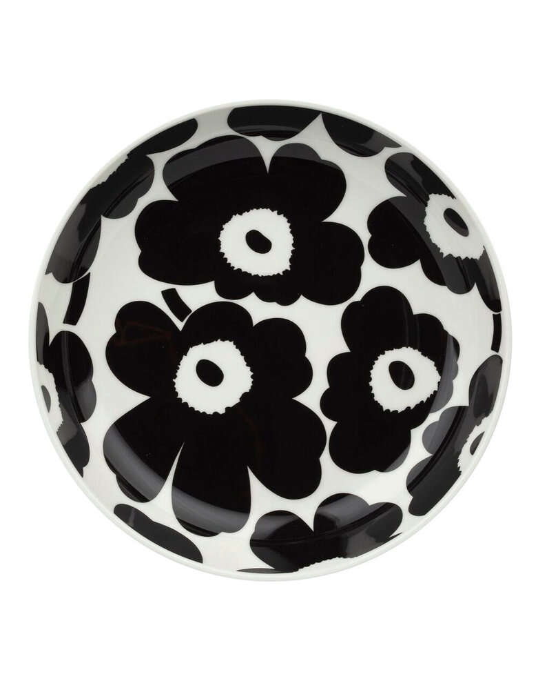 Marimekko Marimekko Unikko Deep plate 20.5cm black