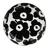 Marimekko Marimekko Unikko Diep bord 20.5cm zwart