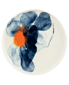 Marimekko Marimekko Valssi bord 25cm Blauw Marimekko Marimekko Valssi bord 25cm Blauw