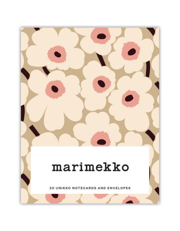 Marimekko Marimekko Set van 20 Unikko Pastels kaarten met envelop in doos
