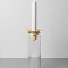 Våges Våges candle holder with glass jar H21cm (colour of your choice)