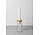 Våges candle holder with glass jar H15cm (colour of your choice)