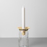 Våges Våges candle holder with glass jar H15cm (colour of your choice)