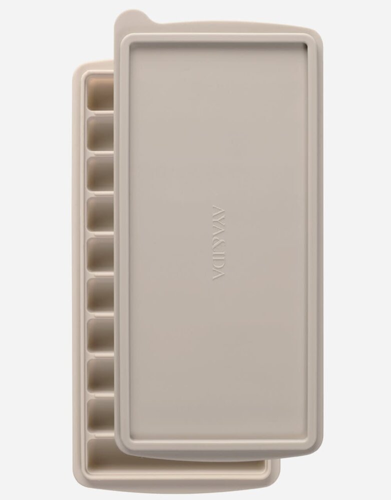 AYA & IDA AYA & IDA silicone ice cube tray special shape for drinking bottle beige