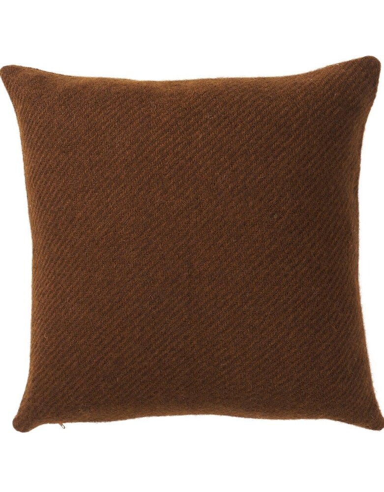Klippan Klippan Gotland Wollen kussenhoes 45x45cm Walnoot