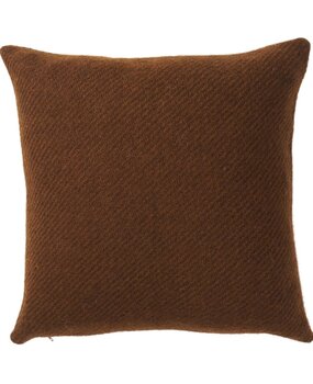 Klippan Klippan Gotland Wollen kussenhoes 45x45cm Walnoot Klippan Klippan Gotland Wollen kussenhoes 45x45cm Walnoot