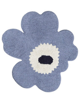 Marimekko Marimekko Unikko bath mat 73x74cm Blue-purple