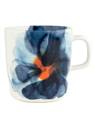 Marimekko Marimekko Valssi beker 4dl blauw Marimekko Marimekko Valssi beker 4dl blauw