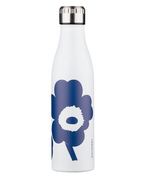 Marimekko Marimekko Unikko drinkfles 500ml Blauw