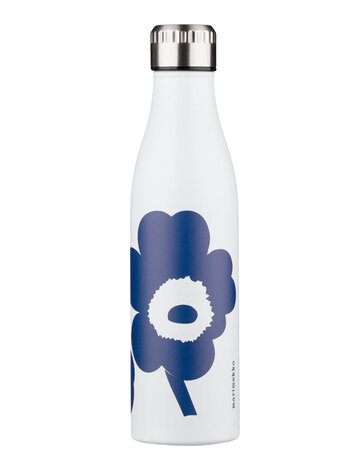 Marimekko Marimekko Unikko drinkfles 500ml Blauw