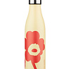 Marimekko Marimekko Unikko drinkfles 500ml Oranjerood Marimekko Marimekko Unikko drinkfles 500ml Oranjerood