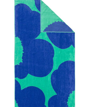 Marimekko Marimekko Iso Unikko badhanddoek 100x180cm teal-blauw