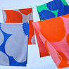 Marimekko Marimekko Iso Unikko badhanddoek 100x180cm teal-blauw