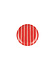 Marimekko Piccolo coaster Orange-red