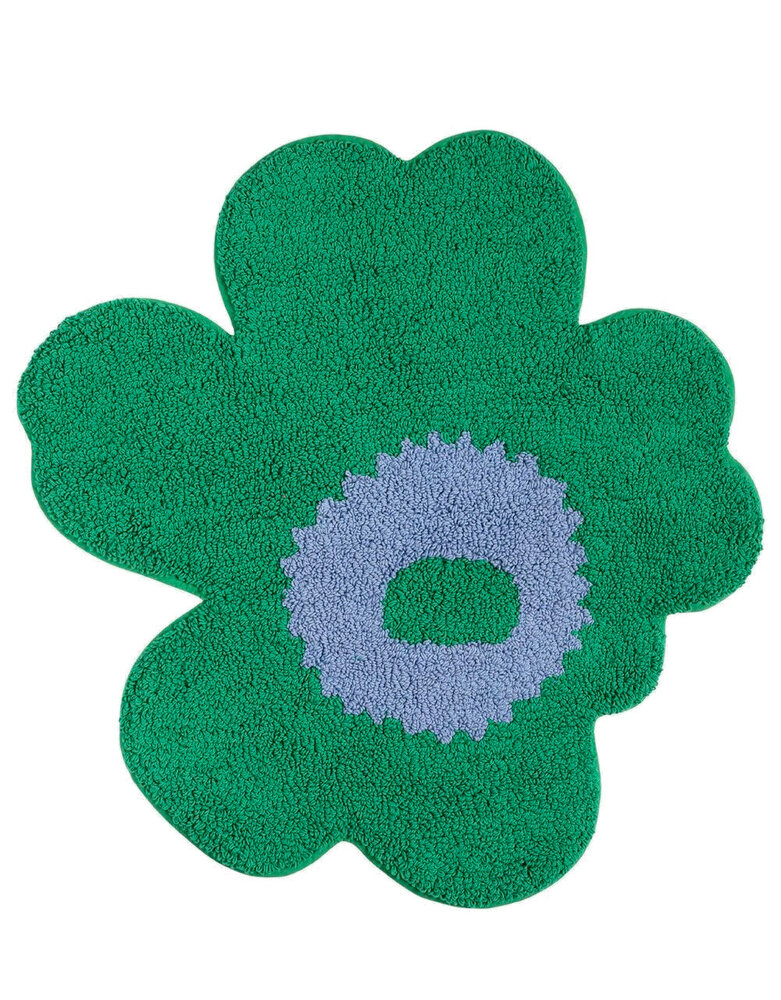 Marimekko Marimekko Unikko bath mat 73X74cm green-light blue