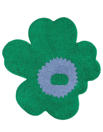 Marimekko Marimekko Unikko bath mat 73X74cm green-light blue
