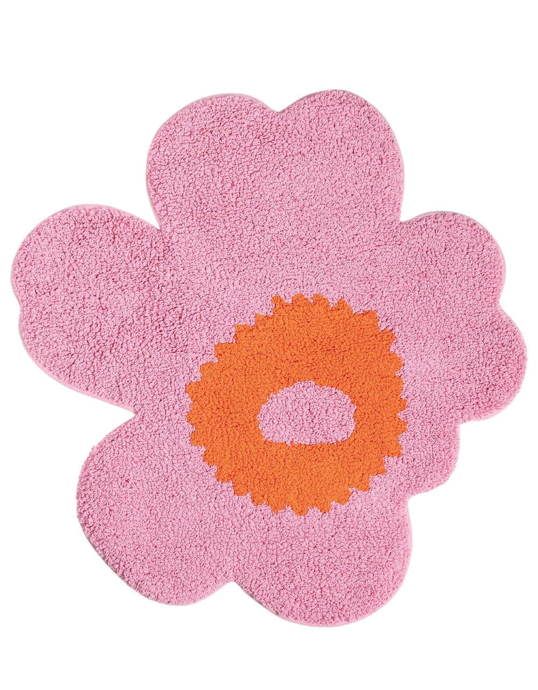 Marimekko Marimekko Unikko badmat 73X74cm roze-oranje