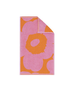 Marimekko Marimekko Unikko towel 30x50cm pink-orange