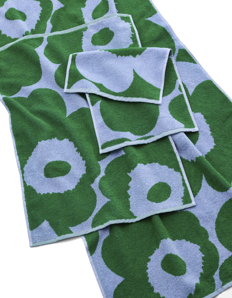 Marimekko Marimekko Unikko towel 30x50cm green-light blue