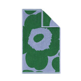 Marimekko Marimekko Unikko handdoek 30x50cm groen-lichtblauw Marimekko Marimekko Unikko handdoek 30x50cm groen-lichtblauw