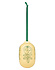 Marimekko Vihkuruusu hang ornament 6x9cm geel-groen