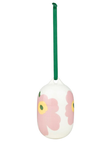 Marimekko Marimekko Unikko hanging ornament 6x9cm pink