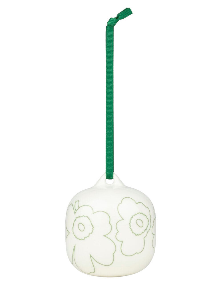 Marimekko Marimekko Piirto Unikko hang ornament 7x7cm groen