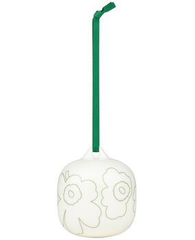 Marimekko Marimekko Piirto Unikko hanging ornament 7x7cm green